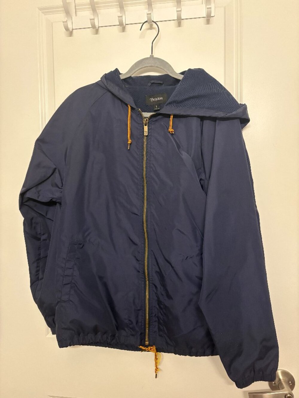 Blue Brixton Windbreaker Jacket